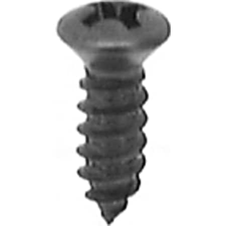 Auveco #8 X 1/2 PHIL OVAL HD T.S. W/ #6 HD BLACK OXIDE, 100PK 10162